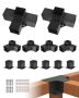 Pergola brackets for 92x92 mm wooden beams, 6 post bases, 4 and 3-way (6 pcs.)