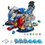 Motorcycle Engine Mechanic Toy Set, 25 Pieces, Blue