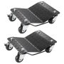 Heavy duty car wheel trolley, 2 pcs., 1360.8 kg
