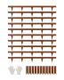 Steel Flexible Landscape Edging, 40 x 4.5 inches, 10 pcs.