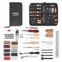 Leatherworking tool set, 38 pcs., with case