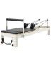 Pilates reformer with sitting box, for home use, up to 180 kg