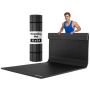 3x1.5 m wrestling mat, PVC, waterproof, black