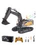 Remote controlled metal excavator toy 1:14, 22 channels, with lights and sounds