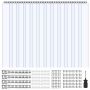 Transparent PVC strip curtains, 2.1x1.8 m, 2 mm thick, 12 pcs., waterproof