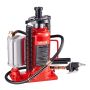 Pneumatic hydraulic bottle jack 20 t, 260–495 mm, red