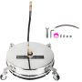 Pressure washer, 4000 PSI, 18 inch, stainless steel, for patios