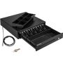 Cash register drawer 16 inch 12V with 5 banknote and 6 coin compartments