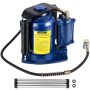 Pneumatic hydraulic bottle lifter, 32 t, hand pump