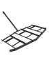 Trailed 84 inch steel harrow for tractors, grader with adjustable bars