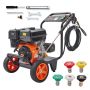 Gasoline pressure washer 4400 PSI with copper pump and accessories