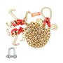 G80 V-Shaped Towing Chain Bridle with R, T, J Hooks, 5400 kg Load