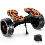 Sturdy kayak trolley with adjustable brackets and 25 cm tires, load capacity 136 kg