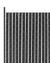 Privacy grille for chain link fence, HDPE, 6 feet, black