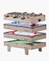 4 in 1 Game Table Set, 32 Inch Air Hockey Table, Billiards, Foosball, Ping Pong Tables