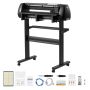 Vinyl cutting machine with LED display, 720 mm, double knives