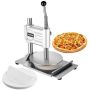 Manual 9.5 Inch Stainless Steel Pizza Dough Press with Parchment Paper