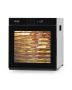 Electric food dehydrator, 10 stainless steel trays, 1000 W, adjustable temperature, 24-hour timer