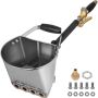 Cement and concrete spray gun with 4 nozzles, funnel type