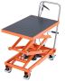 Hydraulic Double Scissor Lift Cart, 500 lbs, 47.2 inches