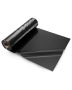Plastic film, 10 mil, 10'x100', black, polyethylene coating, tarpaulin