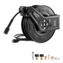 Steel pressure washer hose, 18.3 m, 4000 PSI, retractable reel