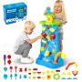 Sand and water activity table for children 3+ years old, with 37 accessories
