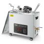 50 L ultrasonic cleaner, stainless steel, with digital display and wheels