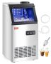Commercial Ice Maker 110 lbs, 36 Cubes/15 min, LED Display