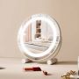 12 inch round LED makeup mirror, touch control, 3 color lighting, white