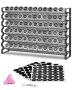 Spice Organizer for Cabinets 23x16 inches with Jars and Labels