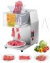 Electric stainless steel meat slicer, 850 W, 5 mm, commercial