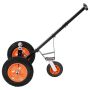 Portable Carbon Steel Trailer Cart, 1200 lbs, 15.2 inch tires