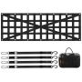 Rear cargo net, 54"x18", with telescopic straps