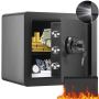Steel home safe 33.9 L with digital keypad and fireproof bag