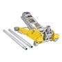 Low profile hydraulic floor jack, 3 tons, yellow