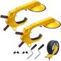 Wheel lock clip, 2 pcs., adjustable, anti-theft