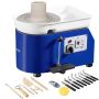 Ceramic wheel 27.9 cm with foot pedal, 350 W, sculpture tool