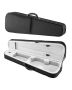 Full size 4/4 violin case, nylon, black, with plush lining, carrying bag