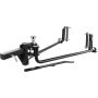 Weight distribution hitch 1000 lbs, steel, black, for trailers