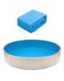 Pool liner, 15 ft round, beaded, vinyl, 47 cm wall height