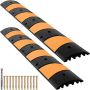 Rubber speed control roller, 2 channels, 72.8 inches, 2 pcs.