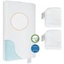 Double-sided breathable baby mattress made of memory foam 24x38x3.1 inches.
