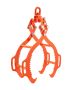 32-inch steel log tongs, 2200 lb. lifting capacity, swivel