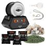 Stone polishing set with 4 speeds and timer, 9 days