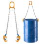 Chain drum lifter G80, 0.9 t, 50 cm, carbon steel