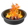 Carbon steel fire ring, 44 inches, 10 cm high