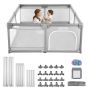 Baby playpen, 2000x1785 mm, with balls and zipper