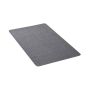 Chair mat, 89x140 cm, dark grey, polyester