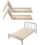 Double wooden folding mattress board, 8 pieces, 10 mm, burlywood